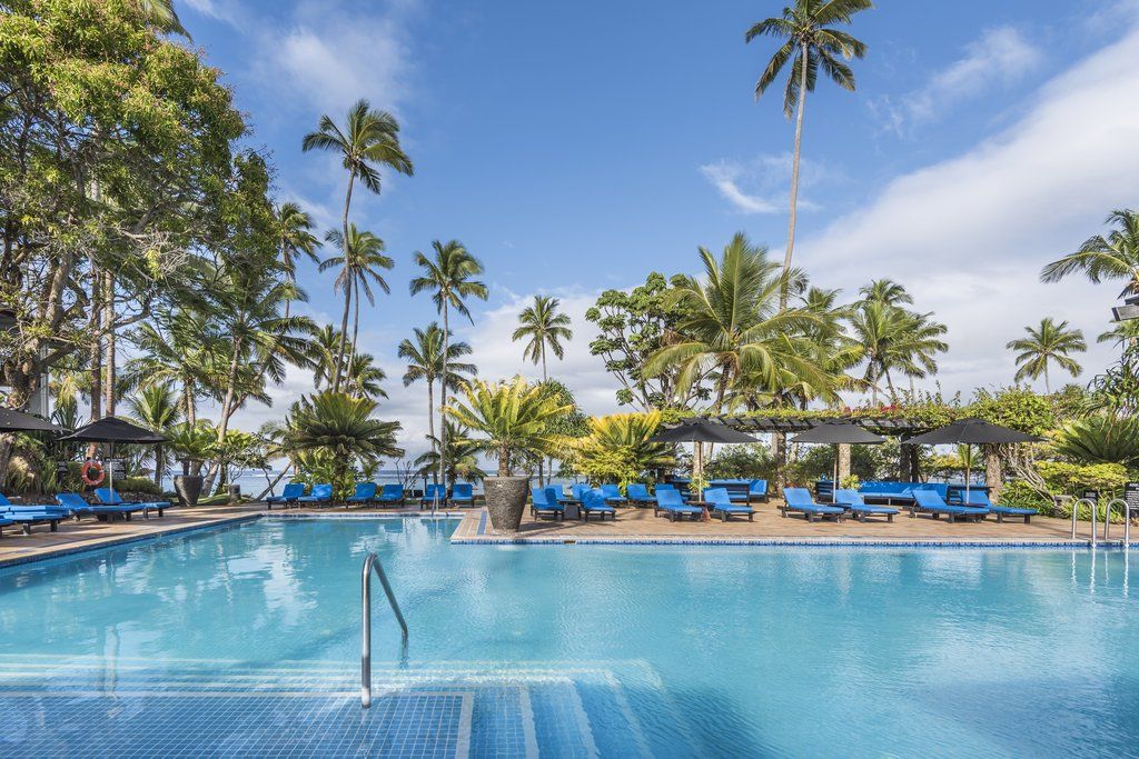 The Warwick Fiji Ξενοδοχείο Korolevu  Εξωτερικό φωτογραφία Pool at the hotel