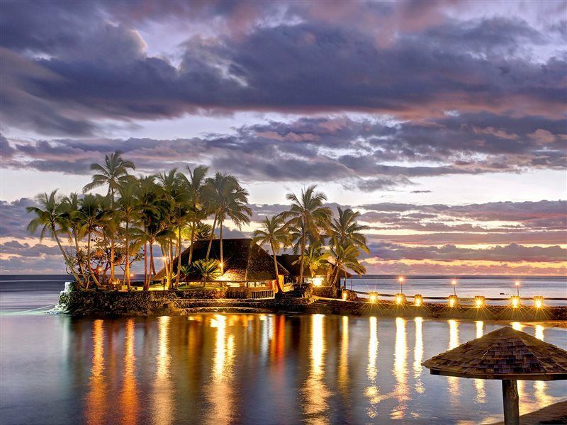 The Warwick Fiji Ξενοδοχείο Korolevu  Εξωτερικό φωτογραφία Sunset at the Sheraton Resort